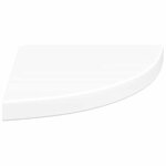 vidaXL Étagère d'angle flottante Blanc 35x35x3 8 cm MDF