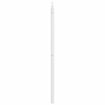 vidaXL Tête de lit métal blanc 180 cm