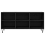 vidaXL Meuble TV Chêne noir 103 5 x 30 x 50 cm Bois d'ingénierie