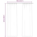 vidaXL Rideaux occultants avec crochets 2 Pièces Velours Beige 140x225 cm