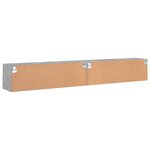 vidaXL Meubles TV muraux 2Pièces gris béton 100x30x30cm bois d'ingénierie