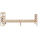 vidaXL Cadre de lit sans matelas 90x200 cm bois de pin massif
