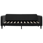 vidaXL Lit de repos sans matelas noir 90x190 cm velours