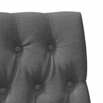 vidaXL Tête de lit capitonnée Gris foncé 90 cm Pin massif