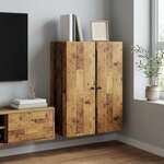 vidaXL Armoire Murale 66 x 34 5 x 90 cm Bois d'ingénierie Bois ancien