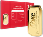 Monnaie COCA COLA CAN 1/1000 Oz Medaille Or (PRÉCOMMANDE)