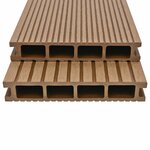 vidaXL Planche de terrasse 30 Pièces Couleur Teck WPC