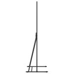 vidaXL Portant à Vêtements Noir Métal Moyen Portable Moderne Léger
