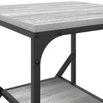 vidaXL Table d'appoint Grise Sonoma 41x40x60 cm en bois d'ingénierie