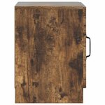 vidaXL Cabinet de chevet Chêne fumé 43 x 34 5 x 47 cm