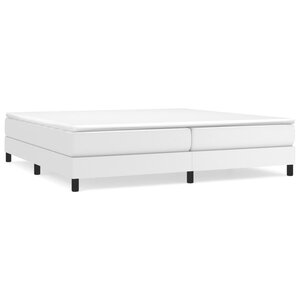 vidaXL Cadre de lit sans matelas blanc 200x200 cm similicuir