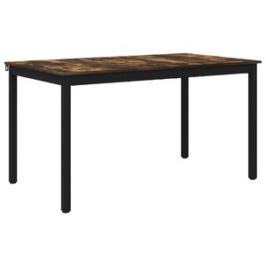 vidaXL Table de salle à manger / Table de repas MÉTAL