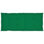 vidaXL Chaises inclinables de jardin lot de 6 et coussins Bois acacia