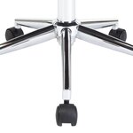 vidaXL Chaises pivotantes à manger lot de 4 bois courbé et similicuir