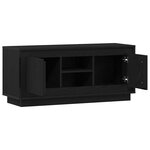 vidaXL Meuble TV Chêne noir 102 x 35 x 45 cm Bois d'ingénierie