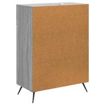 vidaXL Buffet Sonoma gris 66 x 34 5 x 90 cm Bois d'ingénierie