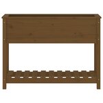 vidaXL Jardinière et étagère Marron miel 111 5x34 5x81 cm Bois de pin