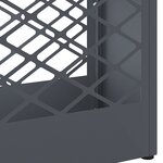 vidaXL Support de parapluie anthracite 28x12x41 cm en acier