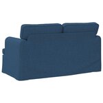 vidaXL Canapé Bleu 144 x 80 x 85 cm tissu
