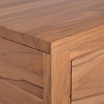 Vidaxl armoire murale de salle de bain 60x45x30 cm bois de teck massif