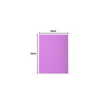 Paquet de 100 chemises Foldyne 250 carte recyclée 240 grammes coloris violet EXACOMPTA