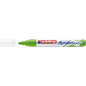 Marqueur acrylique moyen 5100 vert jaune 2-3 mm EDDING