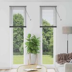 vidaXL Store de Fenêtre Gris foncé 80 x 130 cm Aluminium