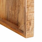vidaXL Table d'appoint Marron 60 x 35 x 45 cm bois de manguier massif