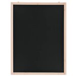 Tableau mural bois de cèdre 60 x 80 cm noir 02_0045534