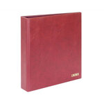 Album Lindner à 2 vis pour timbres-poste avec 10 feuilles mobiles. Couleur - Rouge
