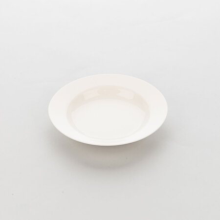 Assiette creuse porcelaine ecru liguria ø 230 m - lot de 6 - stalgast - porcelaine x40mm