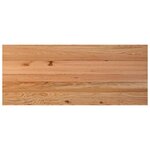 vidaXL Table à manger avec bord naturel 240x100x74cm bois massif chêne