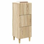 vidaXL Armoire à tiroirs Chêne Sonoma 33 x 34 5 x 90 cm