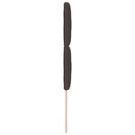 Tête de Lit LED vidaXL avec Design en Blocs de Diamant Marron Foncé  100 cm Tissu