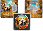 Monnaie PANDA AUTUMN Four Seasons Argent 10 Yuan China 2026 (PRÉCOMMANDE)