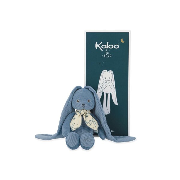 Doudou Pantin lapin bleu 25cm