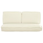vidaXL Set de coussins de palette 3 Pièces Crème 120 x 50 x 12 cm