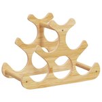 vidaXL Casier à vin pour 6 bouteilles 35x18x25 5 cm bambou