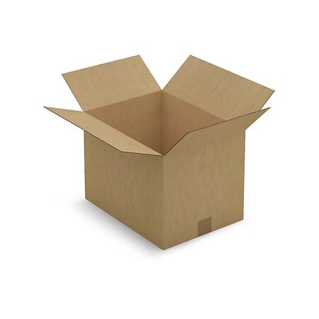 Caisse carton brune simple cannelure raja 39x29x28 cm (lot de 20)