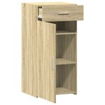 vidaXL Buffet chêne sonoma 45x42 5x93 cm bois d'ingénierie