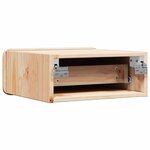 vidaXL Table de chevet Marron 39 x 34 x 16 5 cm Bois massif en pin