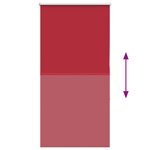 vidaXL Store enrouleur occultant rouge largeur du tissu 70 7 cm