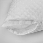 Oreiller Memotec confort souple - 60 x 60 cm - Blanc