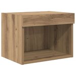 vidaXL Meubles TV muraux 5 Pièces Chêne noir 60 x 30 x 30 cm