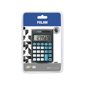 Calculatrice Pocket noire 8 chiffres avec étui