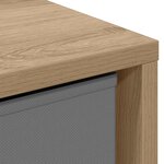 vidaXL Buffet Chêne artisanal 35 x 32 x 99 5 cm