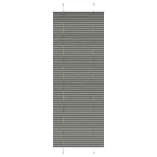 vidaXL Store plissé anthracite 80x200 cm largeur du tissu 79 4 cm