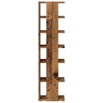 vidaXL Armoire à chaussures vieux bois 28x27x102 cm bois d'ingénierie