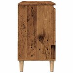 vidaXL Armoire lavabo vieux bois 65x33x60 cm bois d'ingénierie