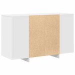 vidaXL Buffet Blanc 120 x 41 x 75 cm Bois d'ingénierie